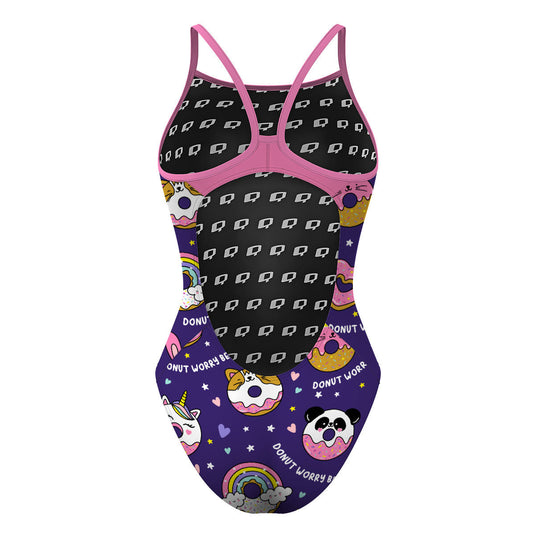 Donut Worry - Skinny Strap Swimsuit