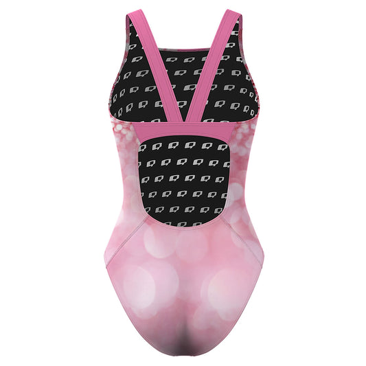 Rosé Glitter - Classic Strap Swimsuit