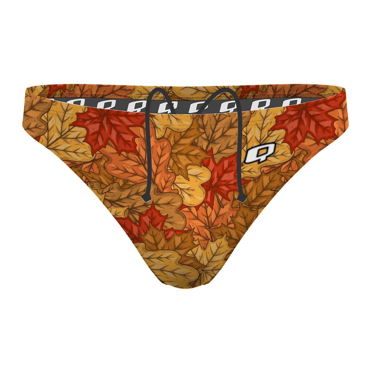 Yellow Leafs - Waterpolo Brief Swimsuit