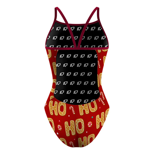 Cookie Ho Ho Ho - Sunback Tank Swimsuit