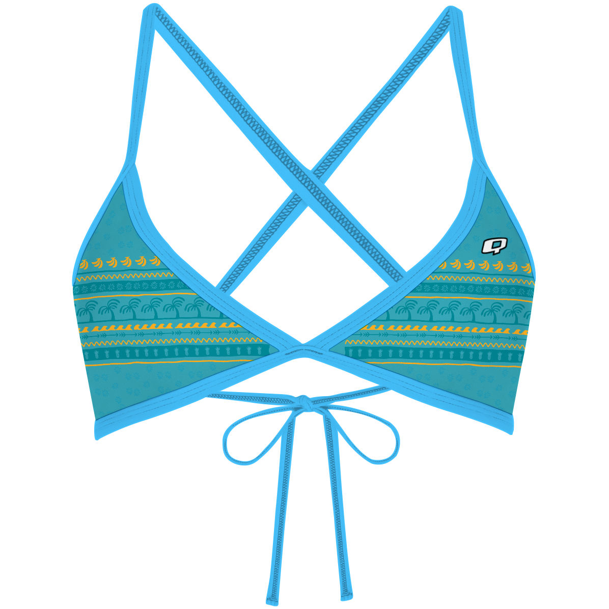 Banana palm - Tieback Bikini Top