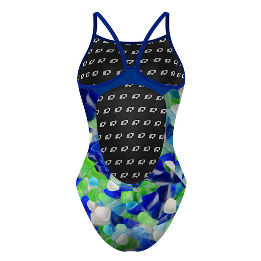 Sea Glass - Skinny Strap Swimsuit