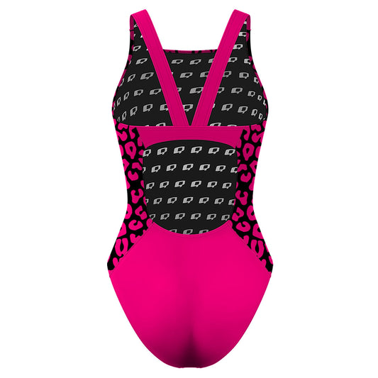 CONTRAST ANIMAL PRINT - Classic Strap Swimsuit