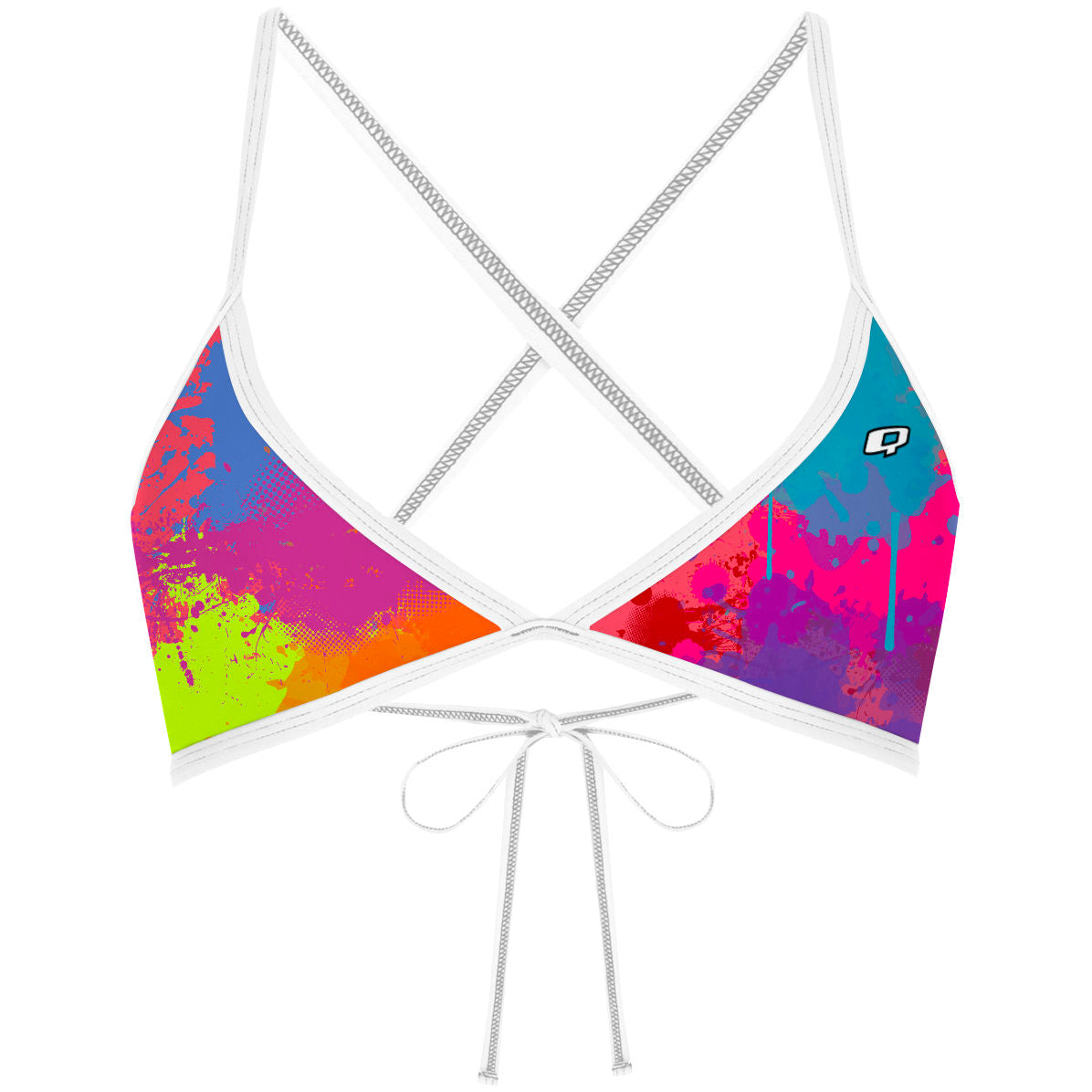 colorful - Tieback Bikini Top
