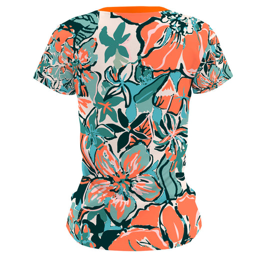 Pink flora - Women's Performance Shirt
