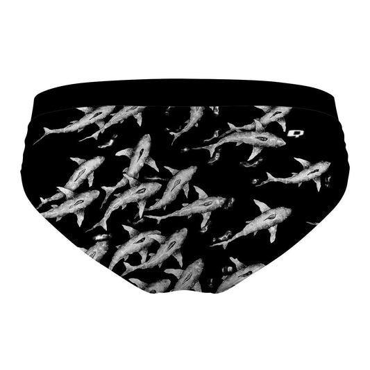 Shark Shiver - Classic Sports Bikini Bottom