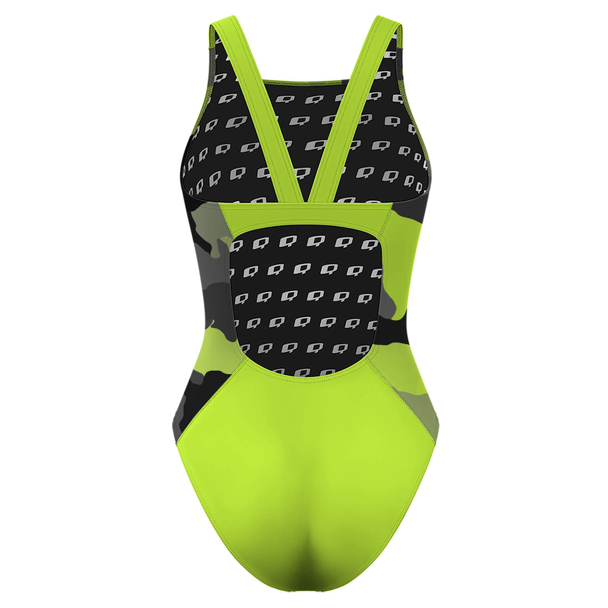 Green Camo - Classic Strap Swimsuit