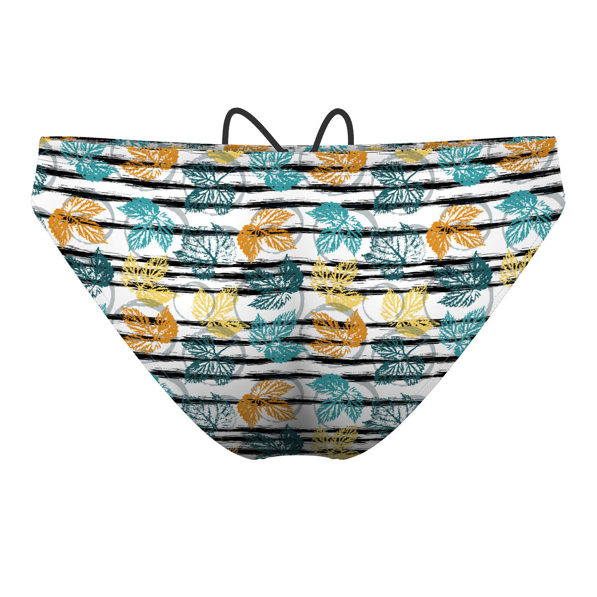 Watercolor Leafs - Waterpolo Brief Swimsuit