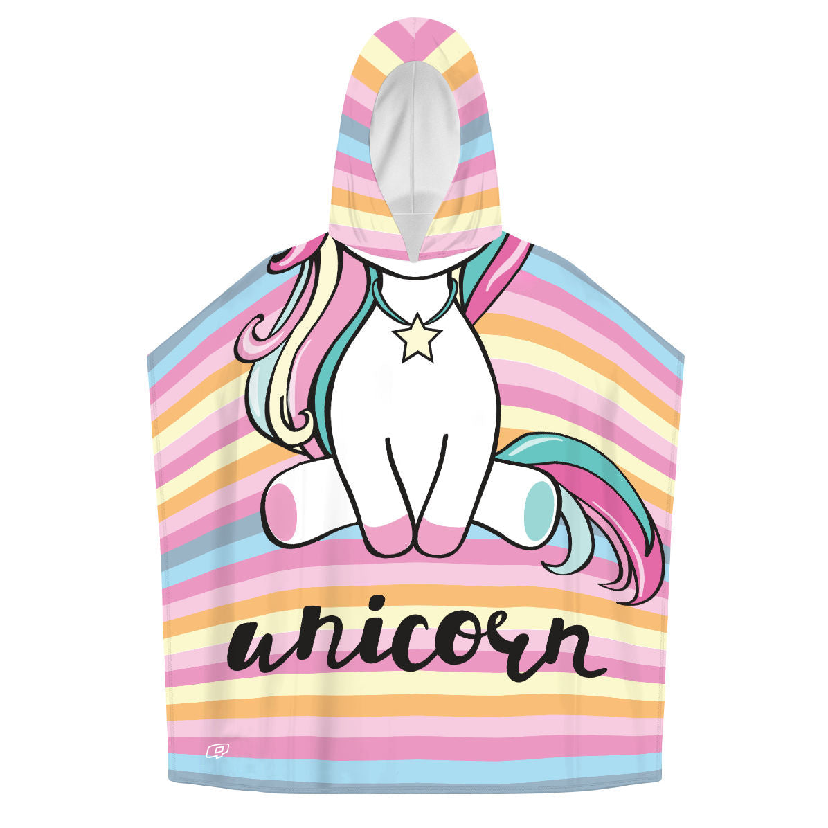 Unicornio - Kids Poncho Beach and Pool Towel