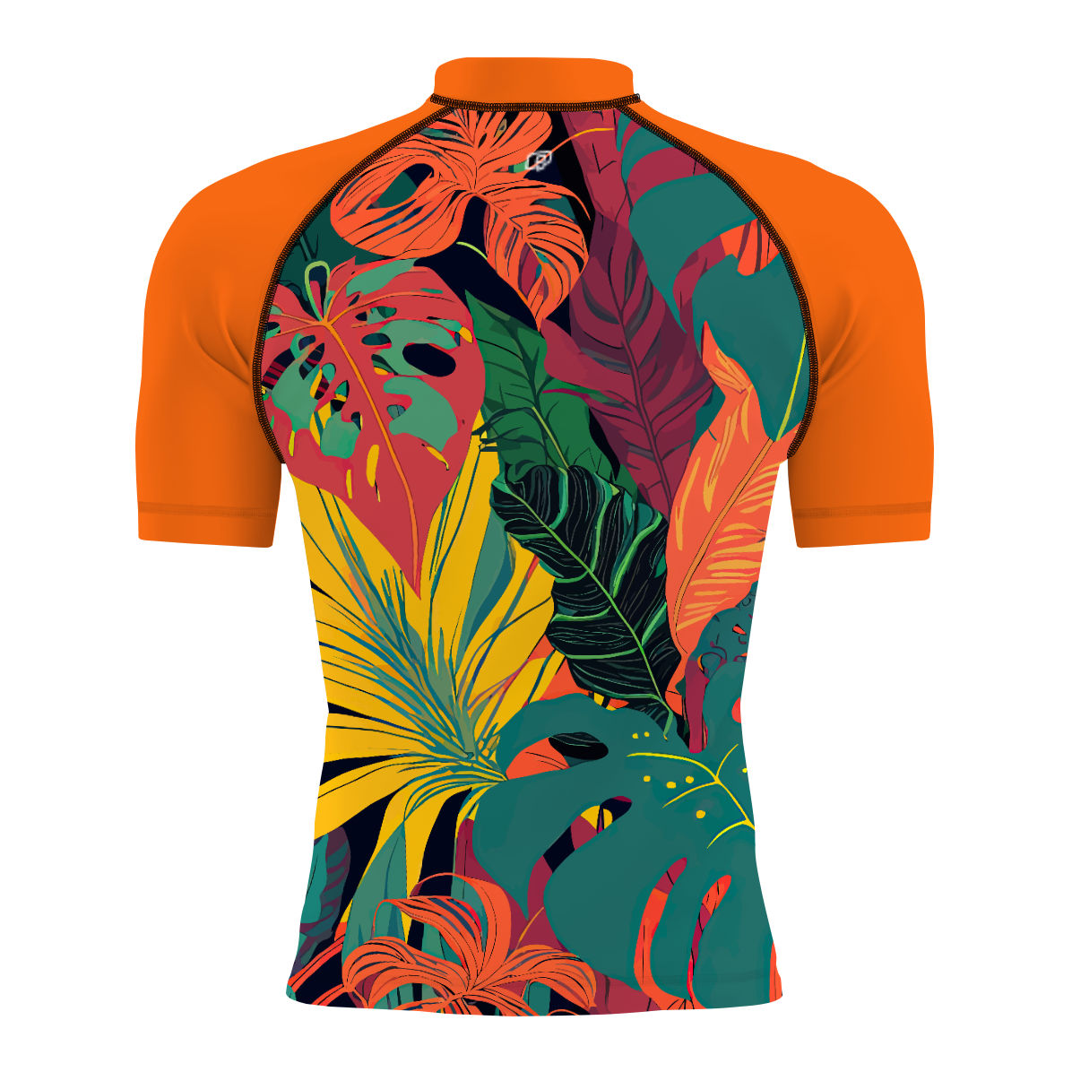 Monsteras Dream - Men's Surf UPF50+ Short Sleeve Rash Guard