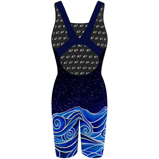 Enchanted Seas - Classic Strap Long Knee Women Jammer