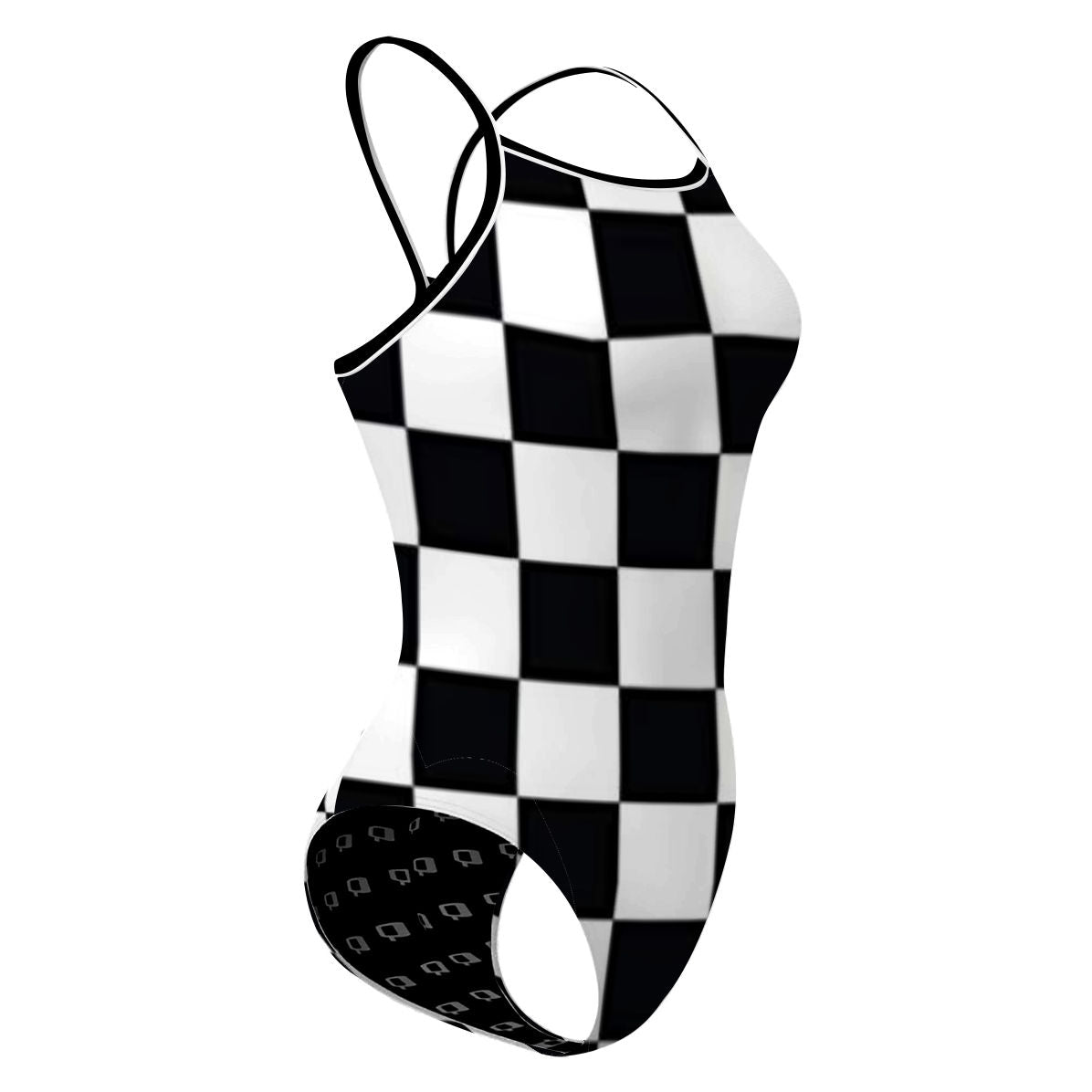 Skater Chic - Skinny Strap Swimsuit