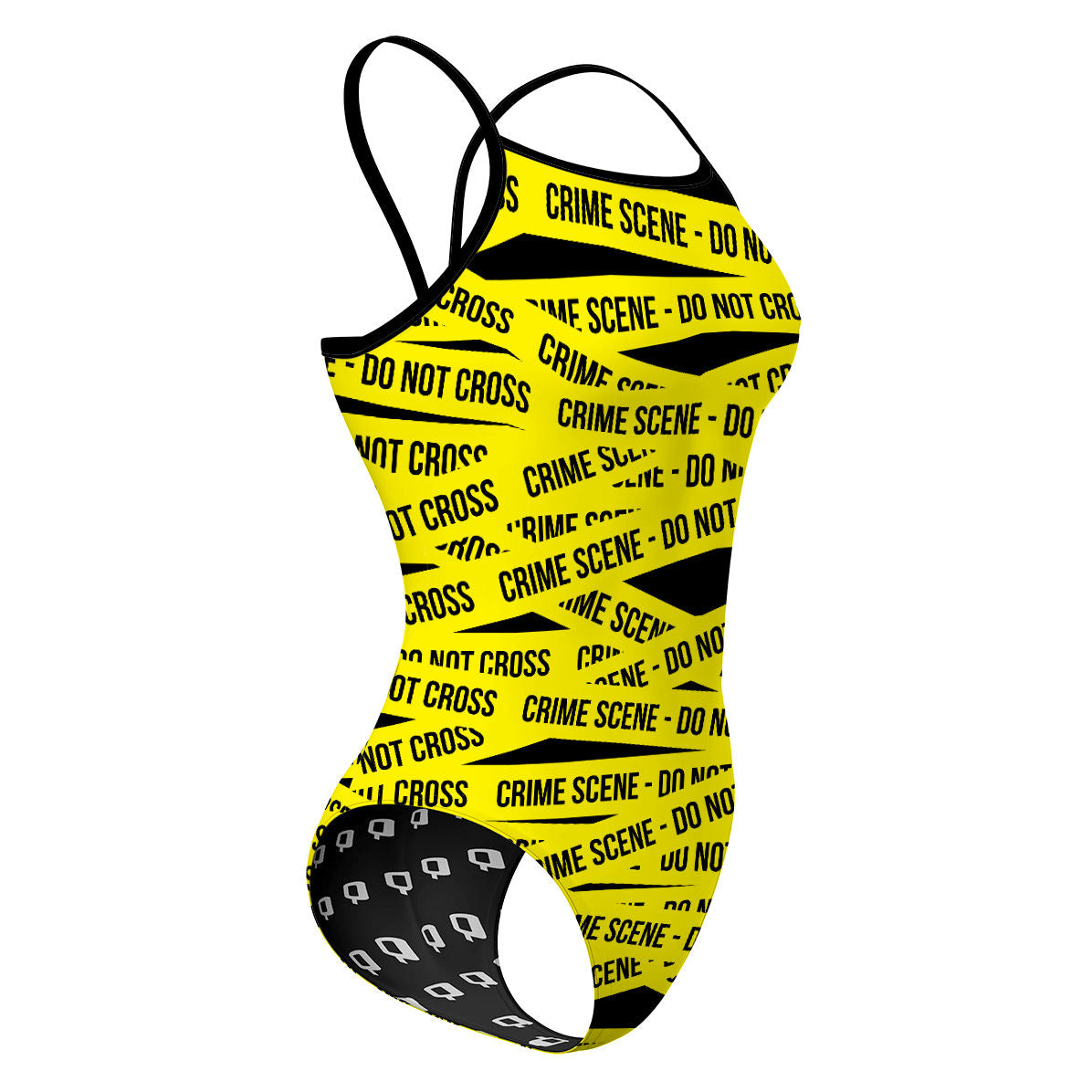 Do Not Cross - Sunback Tank Swimsuit
