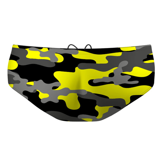 Yellow Camo - Classic Brief Swimsuit