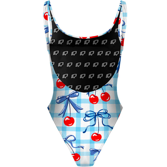Cherry Swim - High Hip One Piece Swimsuit