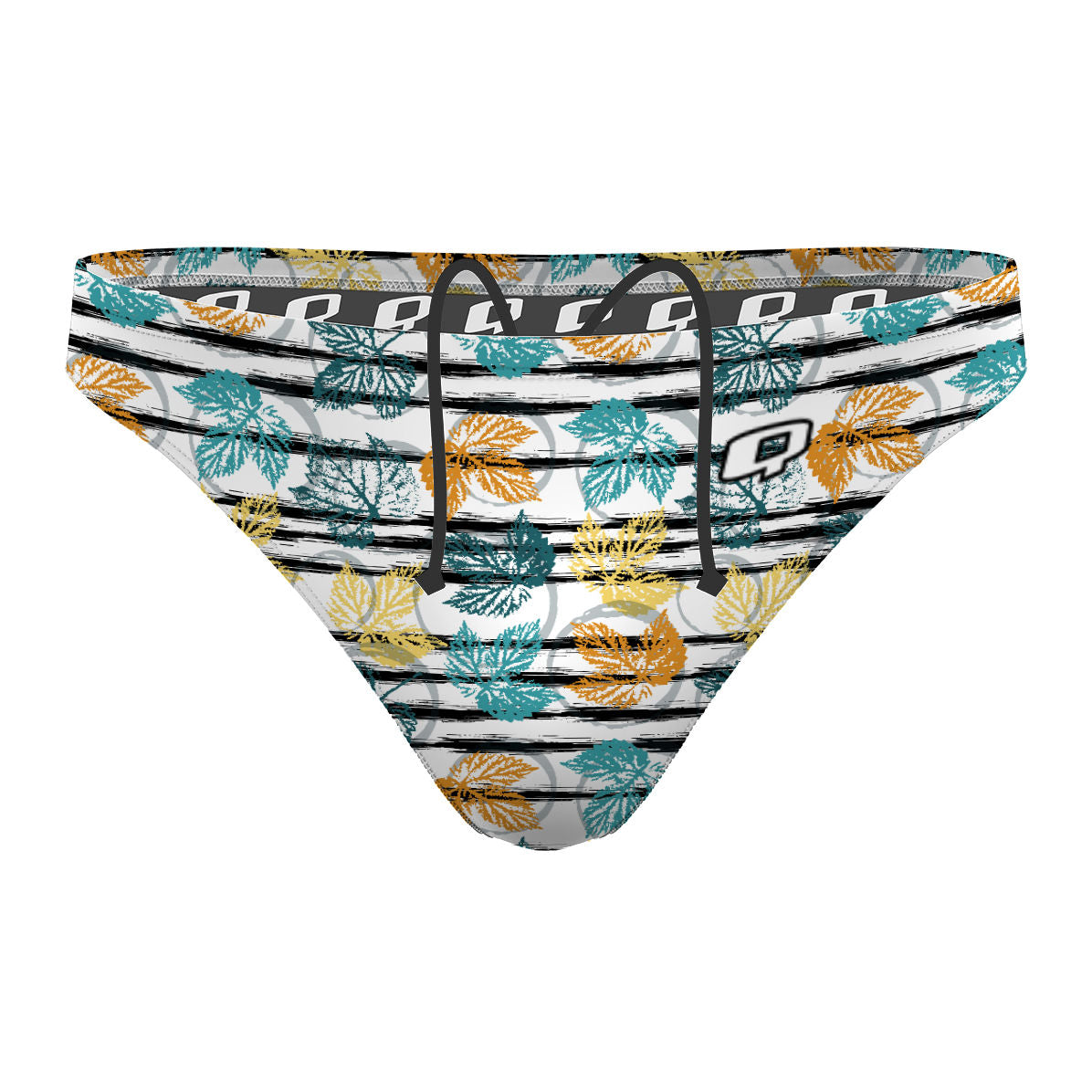 Watercolor Leafs - Waterpolo Brief Swimsuit
