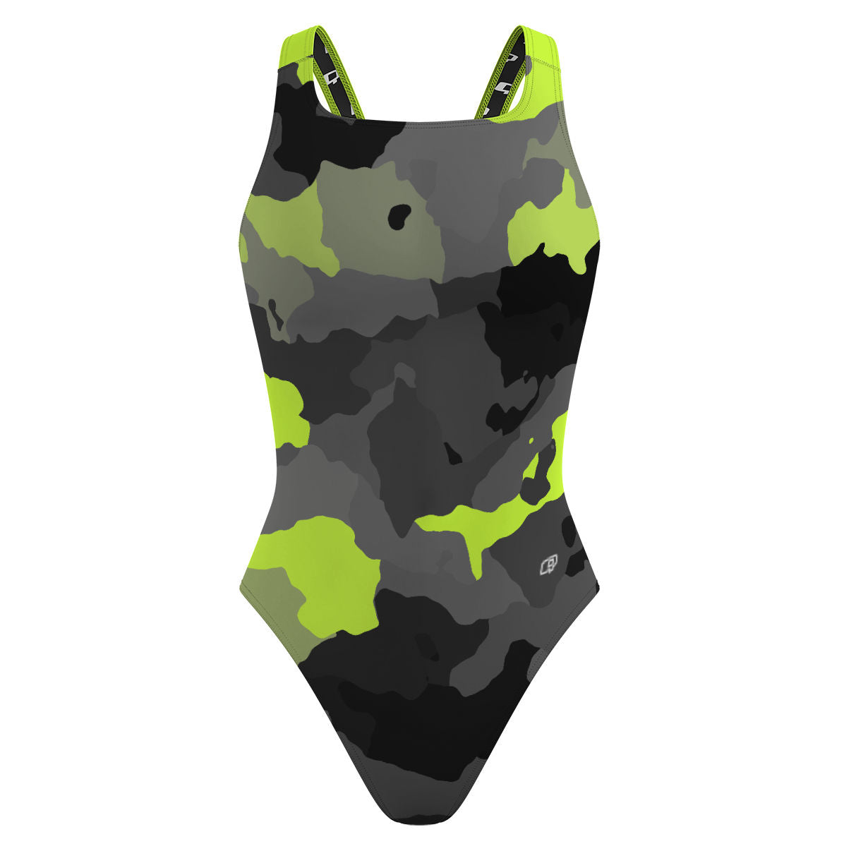Green Camo - Classic Strap Swimsuit
