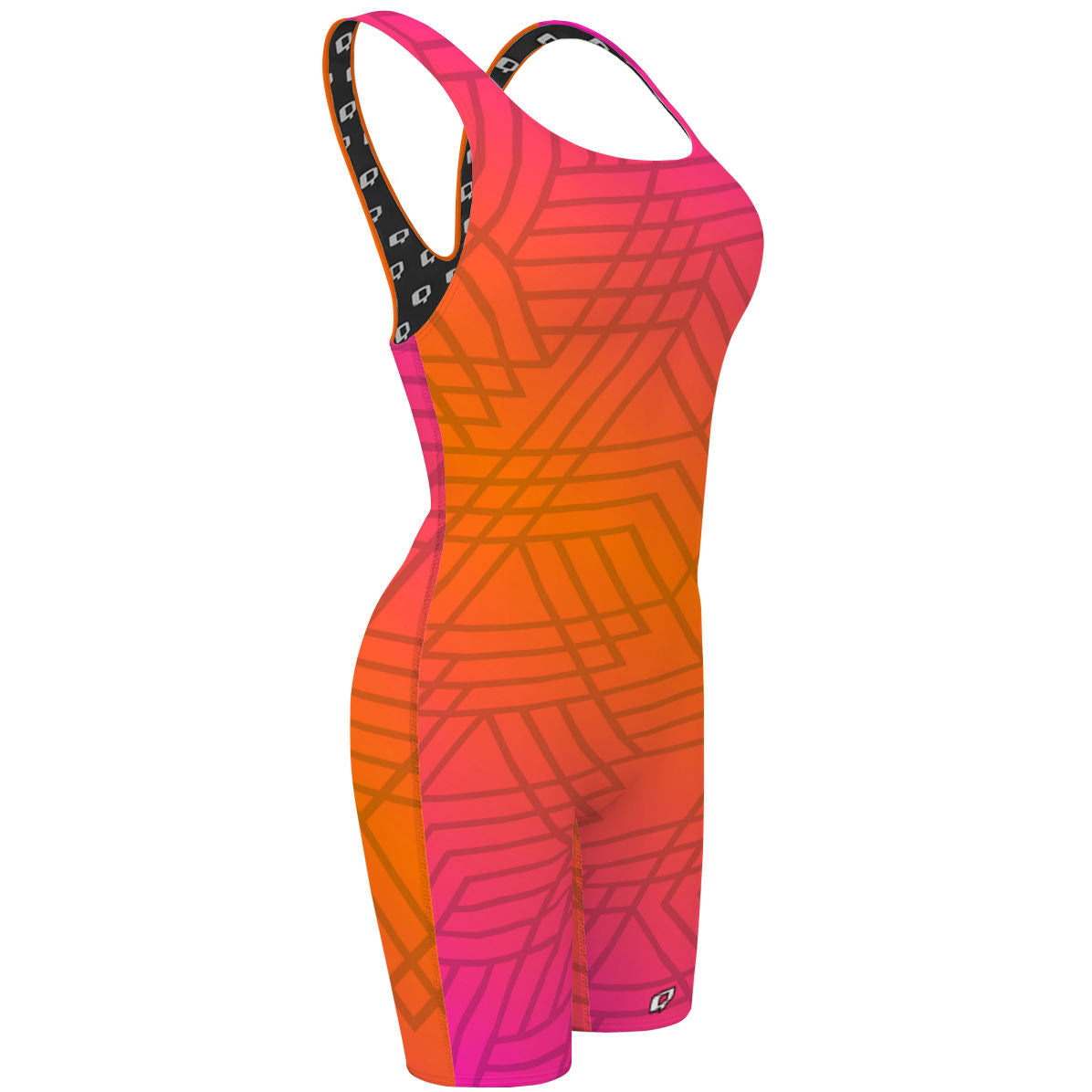 Solar Flare - Classic Strap Long Knee Women Jammer