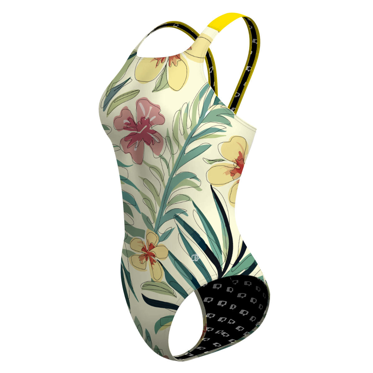 TROPICAL WORLD - Classic Strap Swimsuit