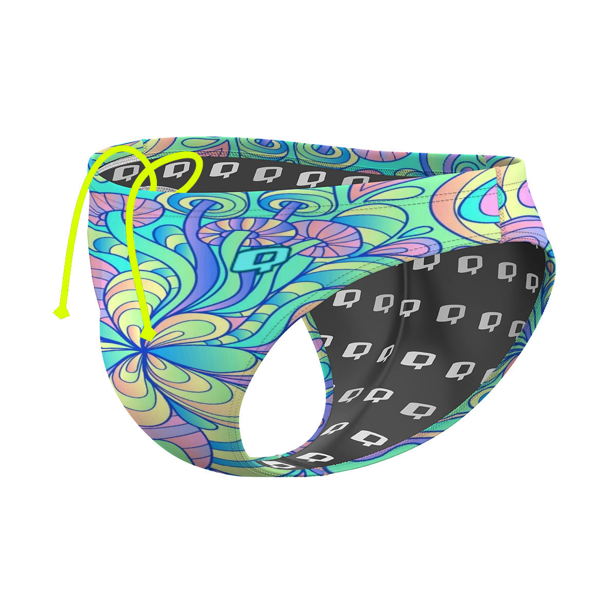 Rainbow Mushrooms - Waterpolo Brief Swimsuit