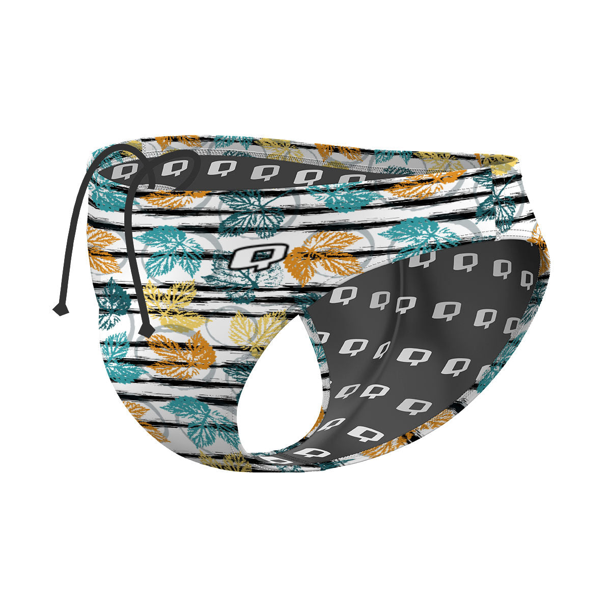 Watercolor Leafs - Waterpolo Brief Swimsuit