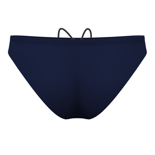 Solid Navy - Solid Waterpolo Brief Swimsuit