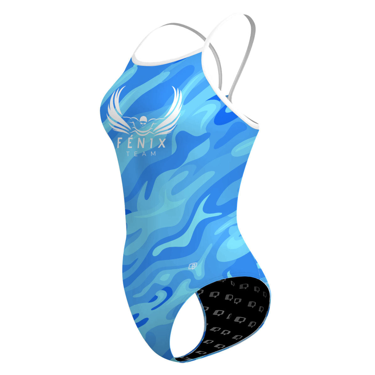 Fenix Team Fem Blue - Skinny Strap Swimsuit
