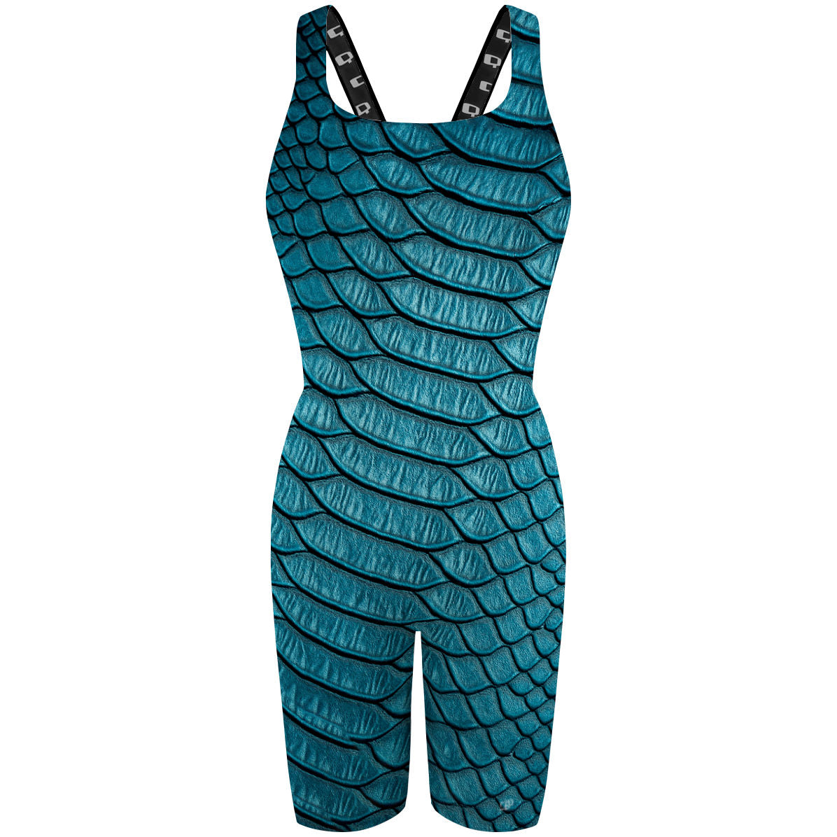 Blue Snake - Classic Strap Long Knee Women Jammer