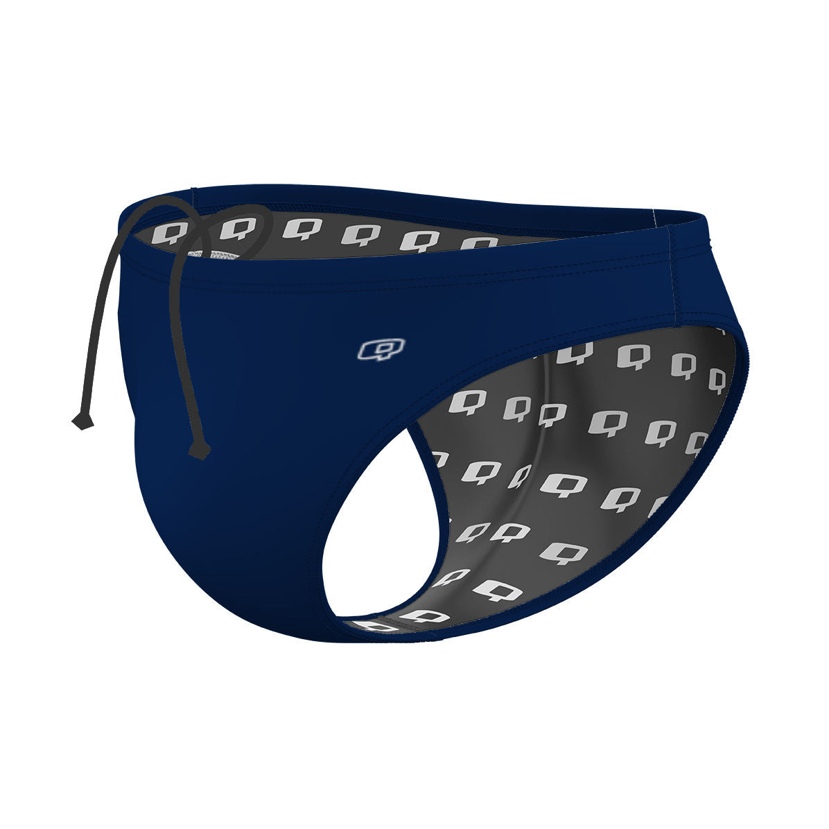 Solid Navy - Solid Waterpolo Brief Swimsuit