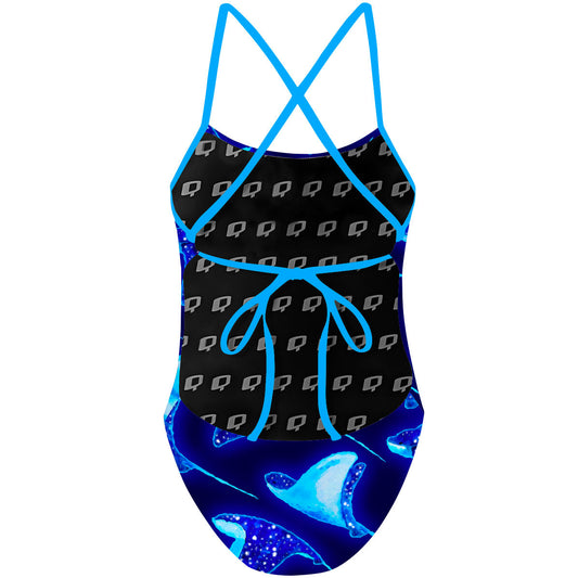 Manta Rays - Tieback One Piece Swimsuit
