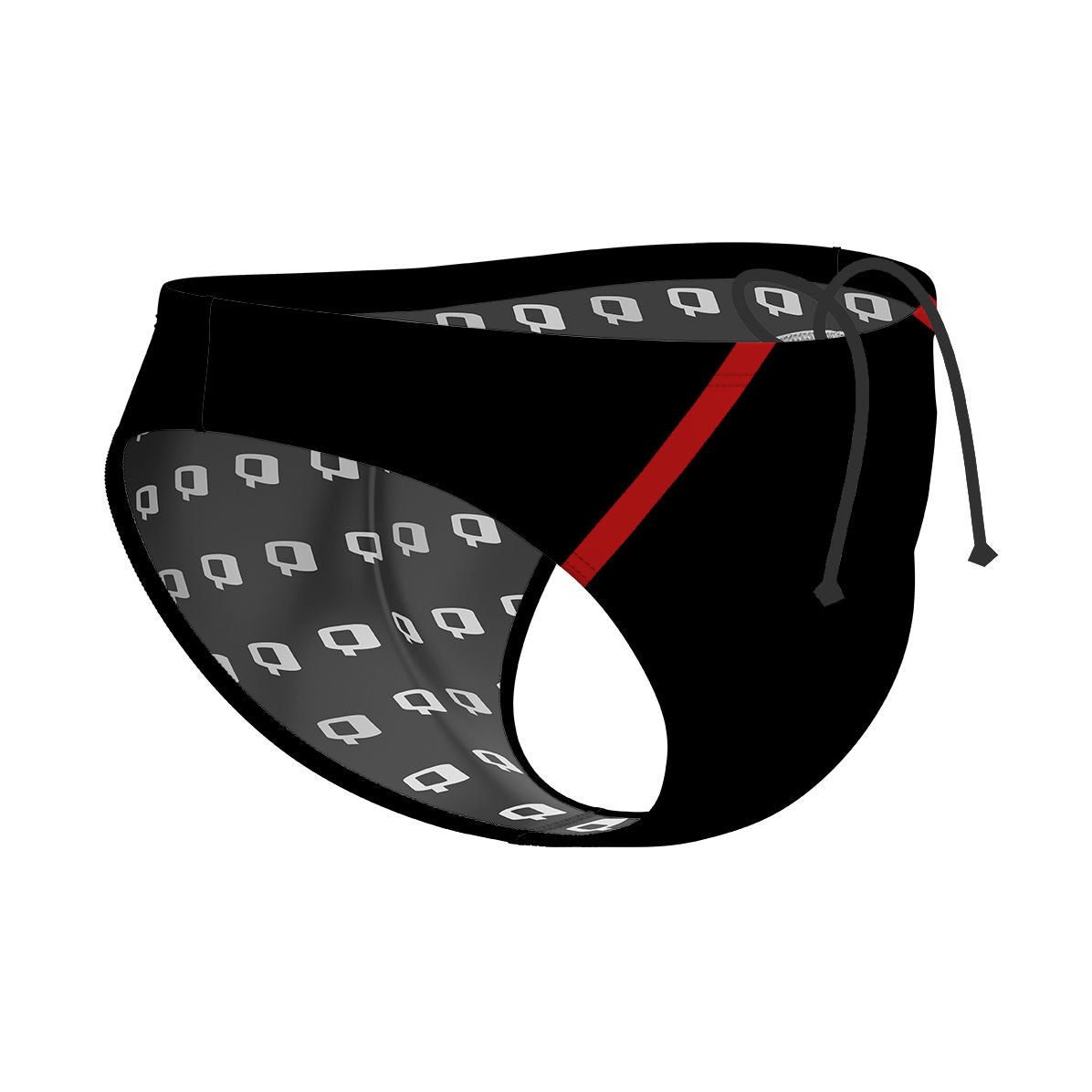 black - Waterpolo Brief Swimsuit
