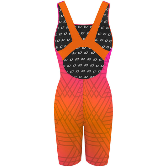 Solar Flare - Classic Strap Long Knee Women Jammer