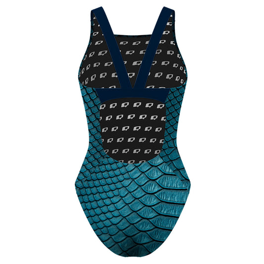 Blue snake - Classic Strap Swimsuit