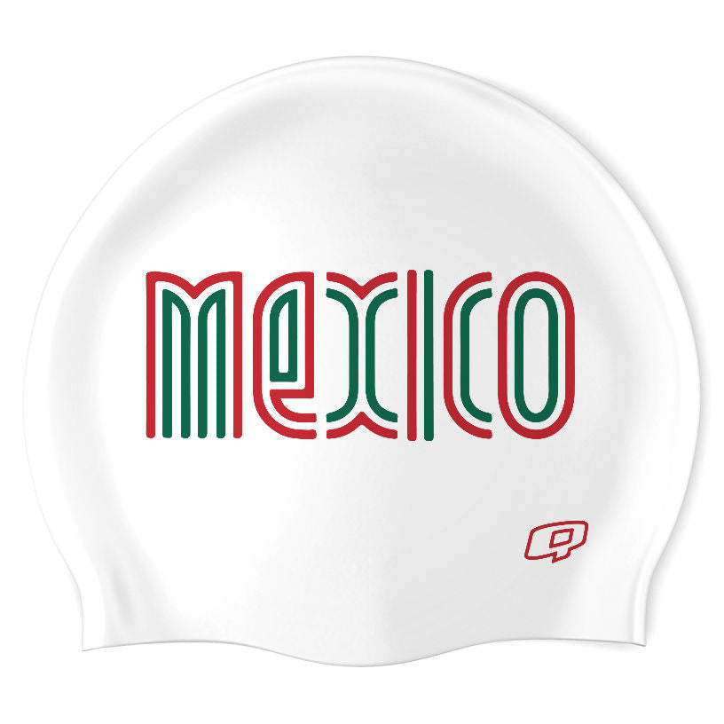 México - Silicone Swimming Cap