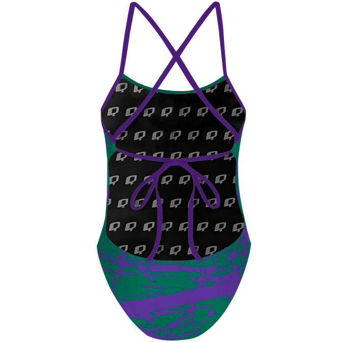 Tiena - Tieback One Piece Swimsuit