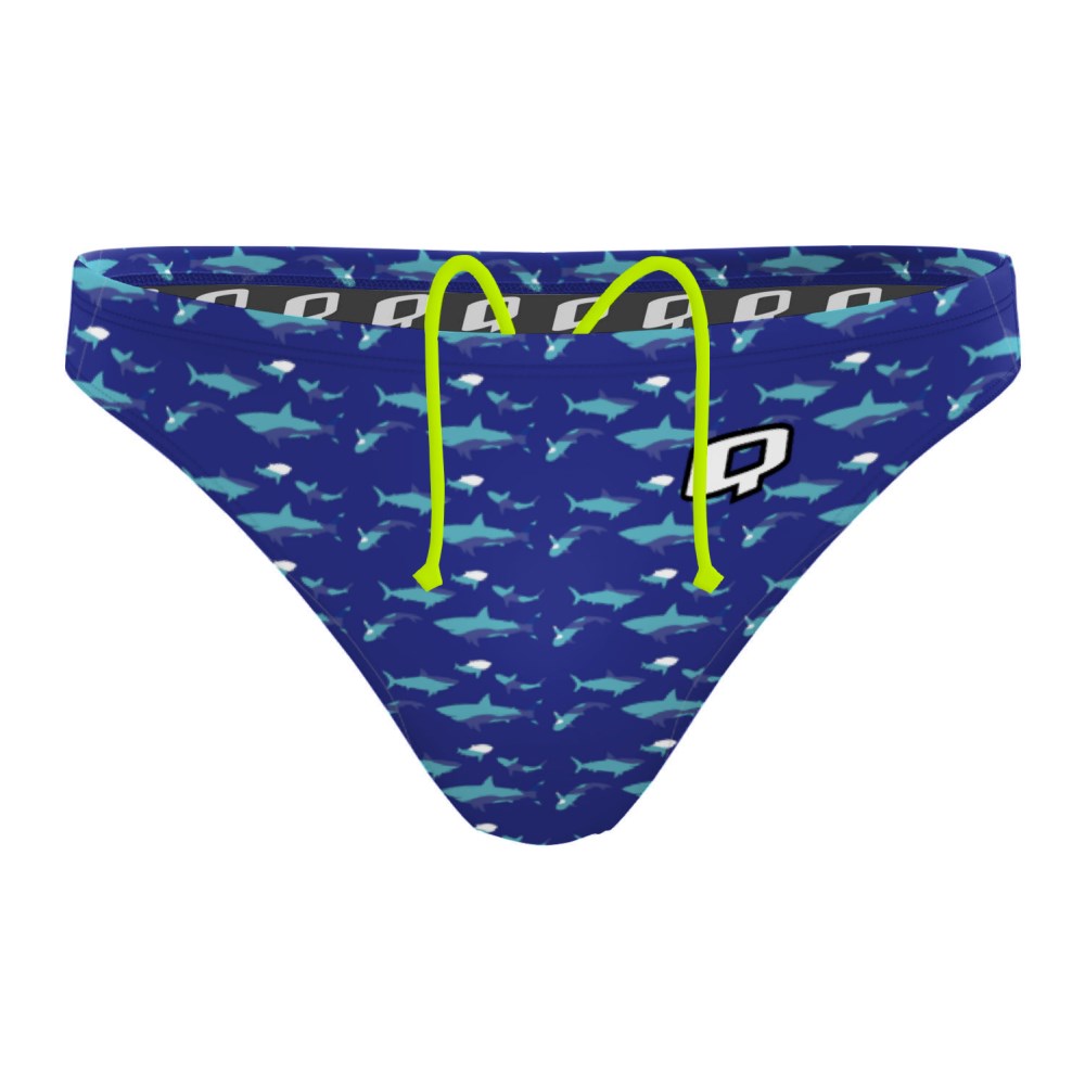 Shark Blue Waterpolo Brief