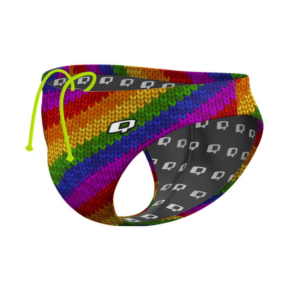 Crochet Rainbow Waterpolo Brief