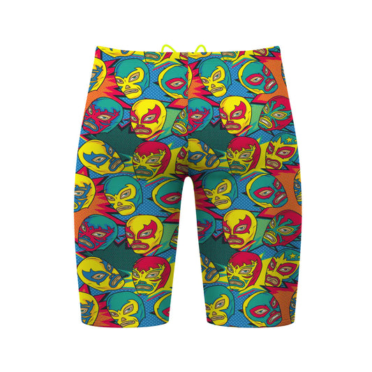 Comic Wrestling Masks - Jammer Swimsuit