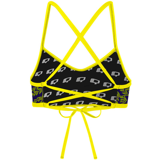 Blue Sunflower - Ciara Tieback Bikini Top