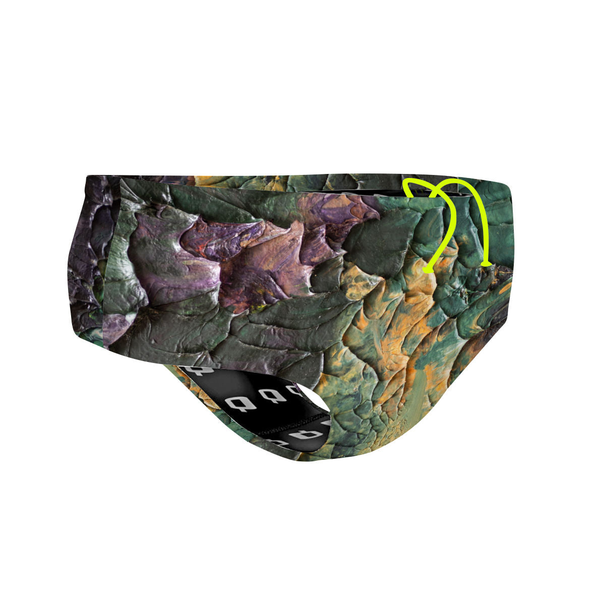 Green Splatter - Classic Brief Swimsuit