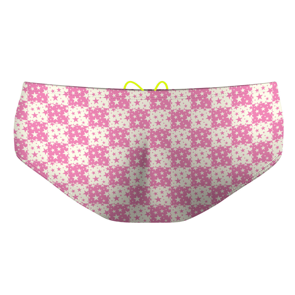 Pink Plaid Stars - Classic Brief Swimsuit
