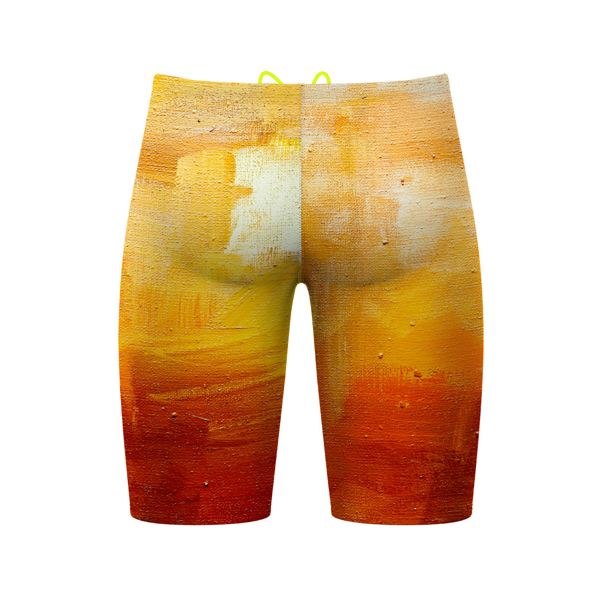 Yellow Brush Strokes - Jammer Swimsuit