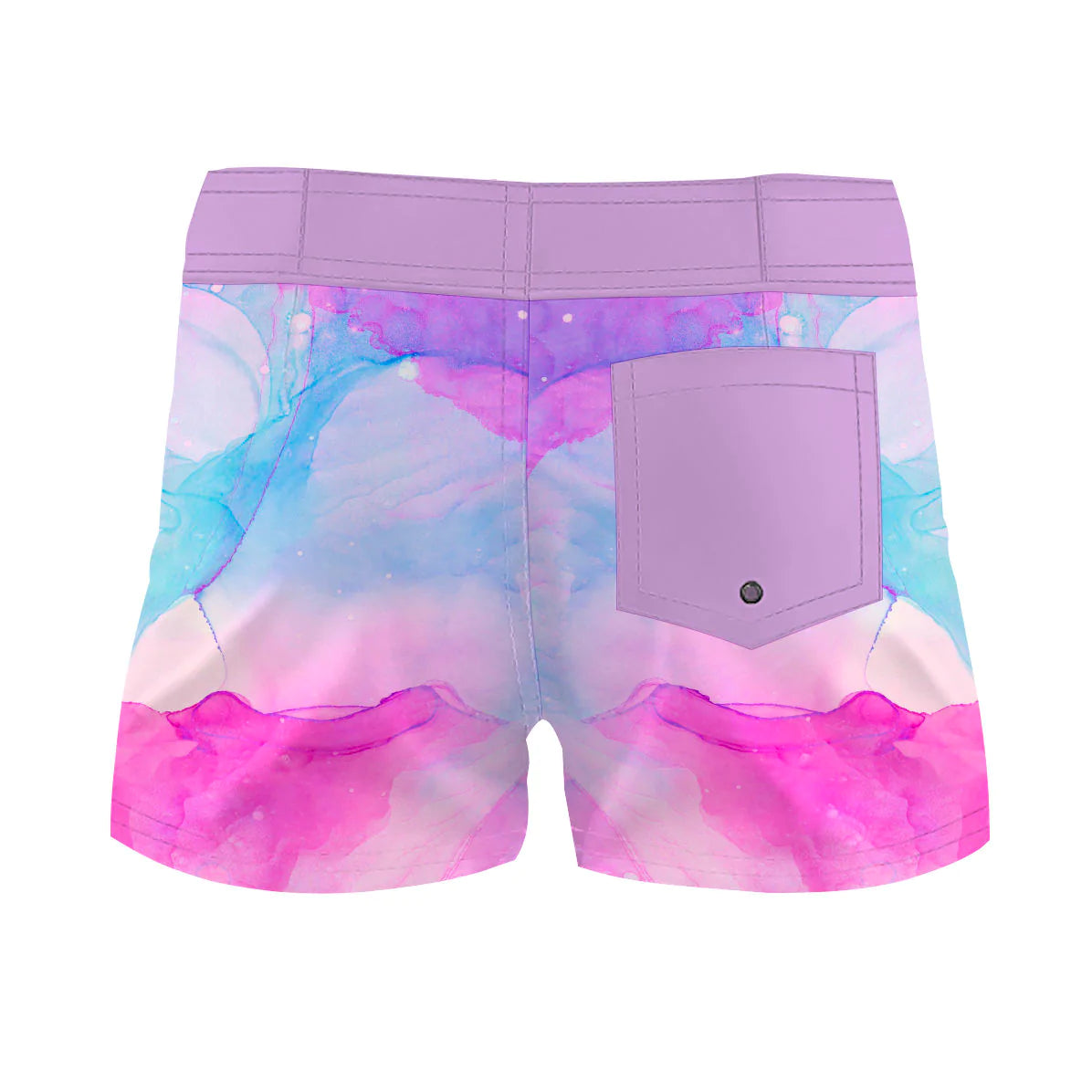 Lavender Dreamy Sky Women Board Shorts