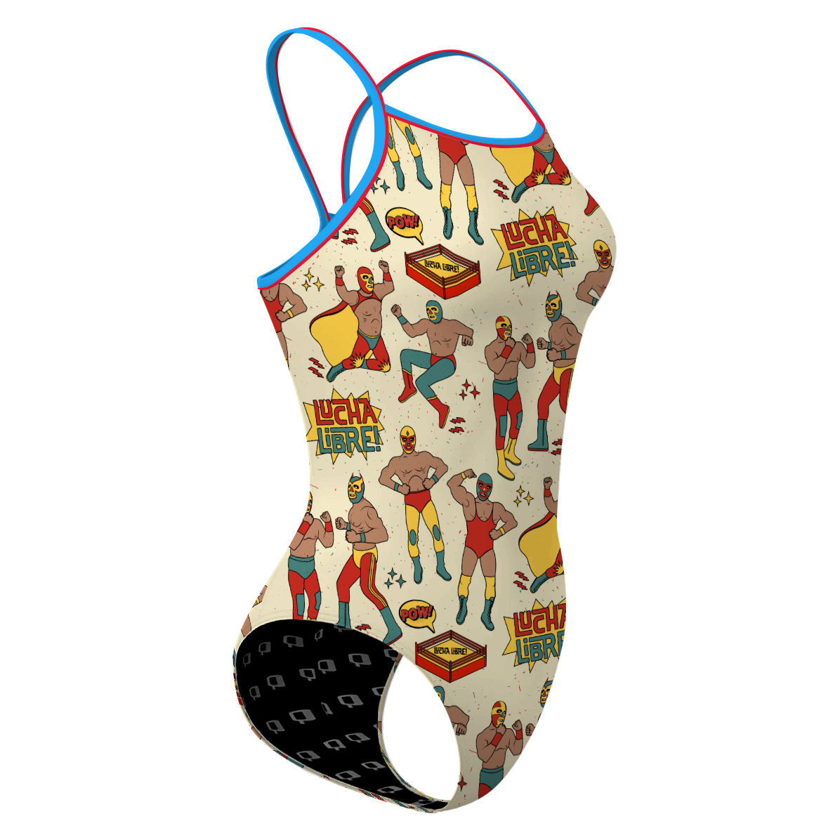 Lucha Libre - Skinny Strap Swimsuit