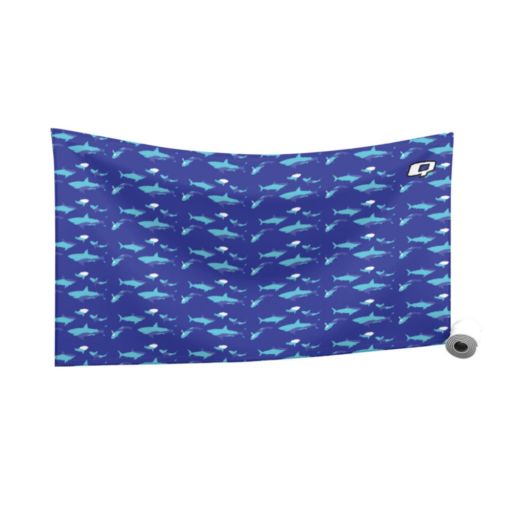 Shark Blue Quick Dry Towel