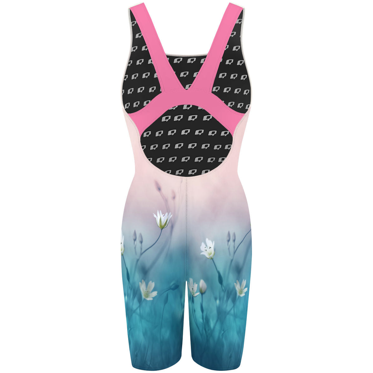Delicate Flowers - Classic Strap Long Knee Women Jammer