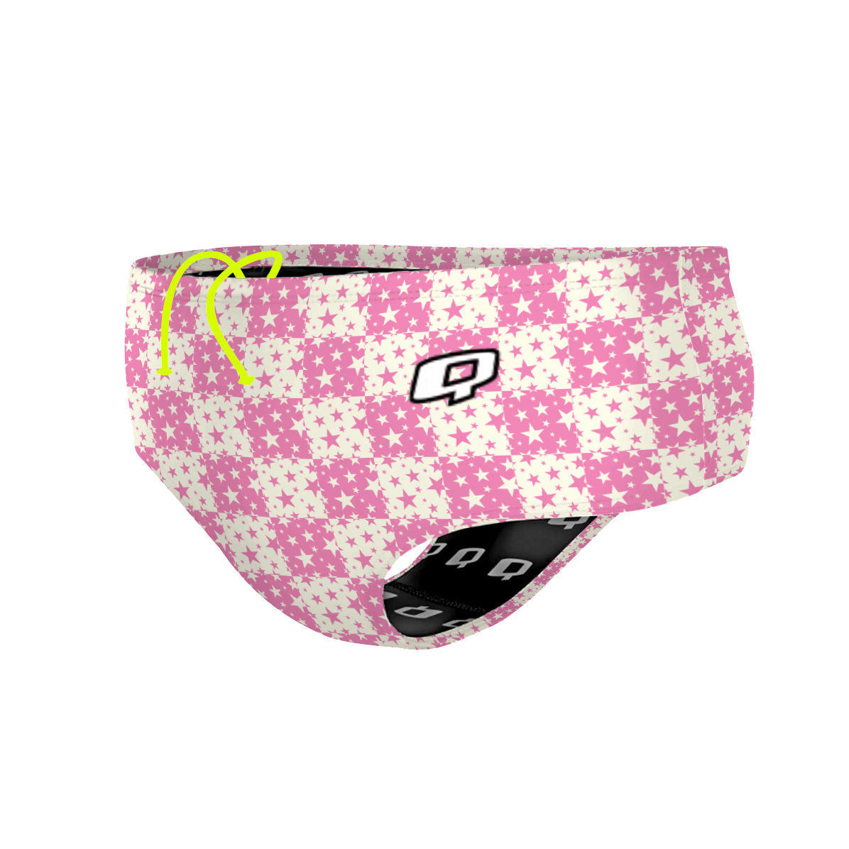 Pink Plaid Stars - Classic Brief Swimsuit