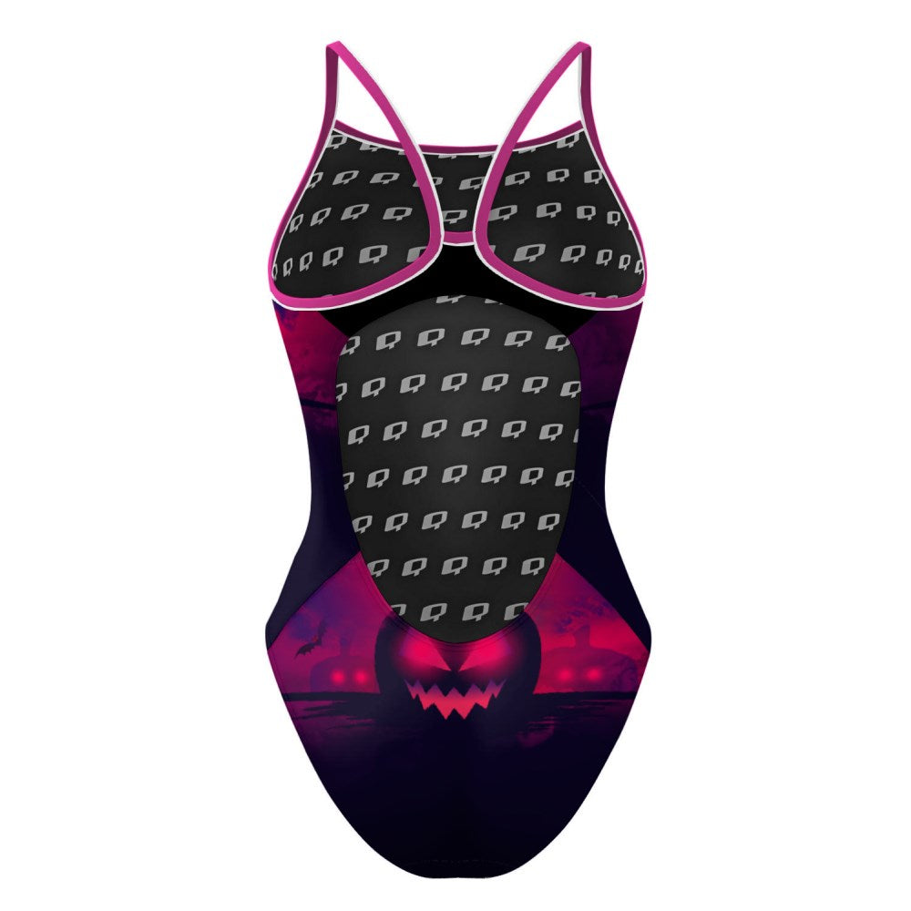 Pink Pumpkin Skinny Strap