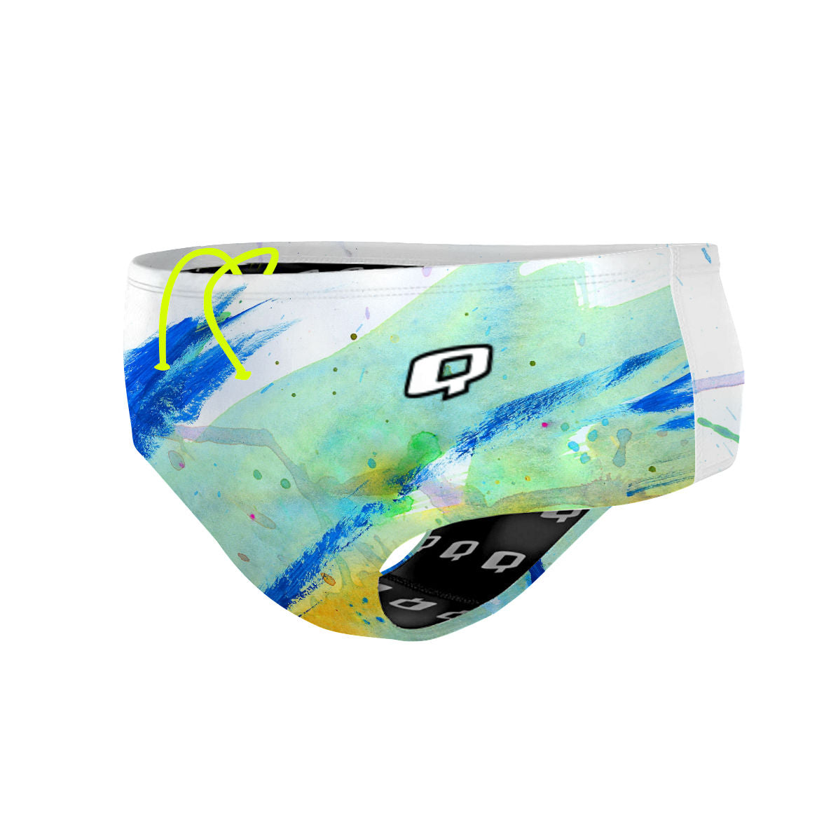 Blue Brush Strokes - Classic Brief Swimsuit