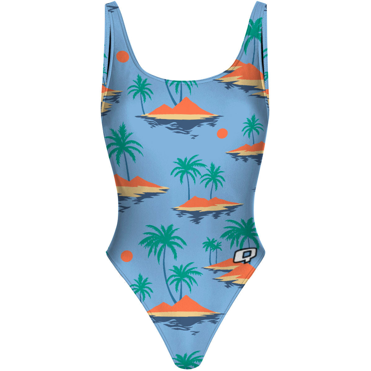 Aloha Rock - High Hip One Piece Swimsuit
